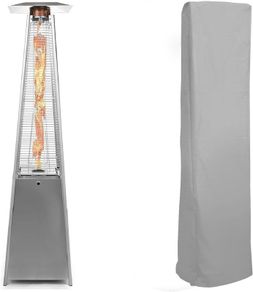 Stainless Steel Pyramid Style 13kw Propane Heater Outdoor Patio Gas Heater