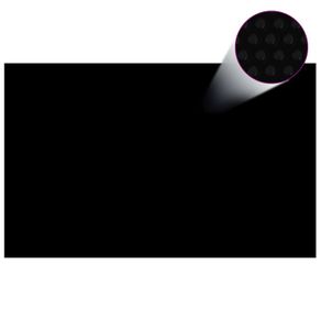 Rectangular Pool Cover 800X500 cm PE Black