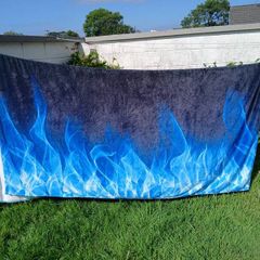 Indigo Flame XXL Super Soft Blanket