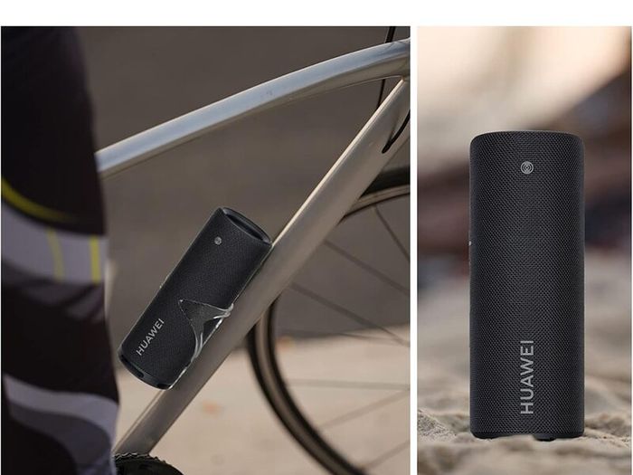 HUAWEI Sound Joy Portable Bluetooth Speaker, 79 dBA @2 m Devialet Quad Speakers, 26 Hour Playback, Shake Stereo Link Up, Obsidian Black