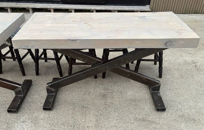 Tables and bar stools