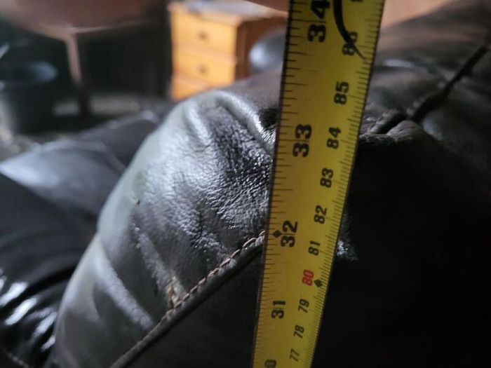 2 seater leather couch