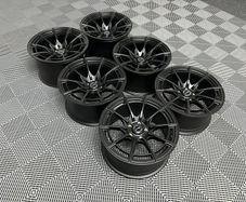 18" Inch Strom DSF55 Alloy Wheels 5x114.3 Nissan Silvia Skyline S13 S14 S15 RX7 R32 R33 Lexus IS200