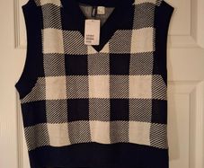 New H&M wooly waistcoat size S