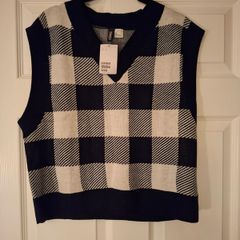 New H&M wooly waistcoat size S