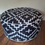 Stylish Geometric Pouffe Footstool or Extra Seat Image 5