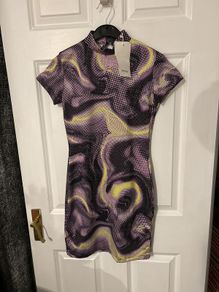 new Bershka cut out back dress