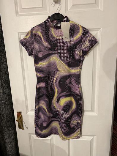 new Bershka cut out back dress