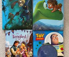 Disney hard back books x4