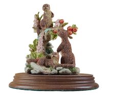 Vintage Nature Studies Leonardo Collection Figure 1992 Otters