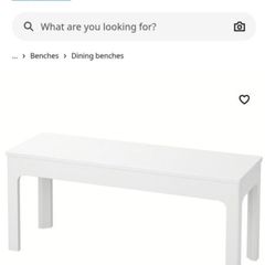 IKEA ekedalen kitchen bench