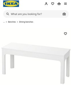 IKEA ekedalen kitchen bench