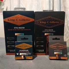 Brand New King C. Gillette Style Master Trimmers + Extra Blades (Sealed)
