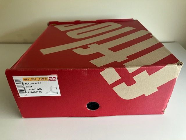 FitFlop Mukluk Black Boots - UK6/EU39