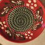 Ceramique Scoree A La Main Artisanale Grating Plate Set, Ceramic, Red Image 4