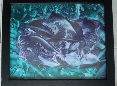 Abstract art,Home decor,Encaustic art, House warming gift,Painting