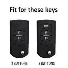 For Mazda 3 2 6 2003 2004 2005 2006 2007 2008 2009 2010 2011 2012 2013 2/3 Buttons Repplacement Fob Flip Car Key Case Cover Car Holder