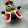 Minions Rise of Gru King Bob Crown Figure McDonalds Despicable Me Used Please look at the pictutres Image 4