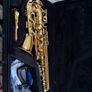 yamaha alto saxophone with case and stand Image 4
