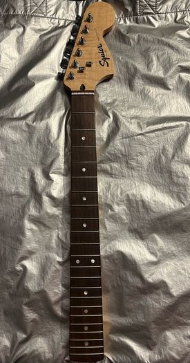 Fender mustang squier Neck fretboard with tuners machine heads electric guitar parts accessories