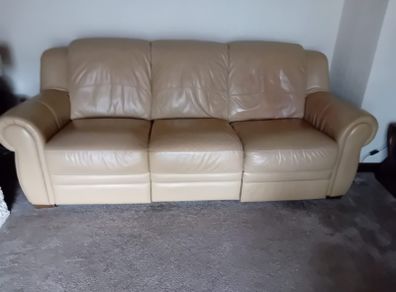 Three seater leather Sofa