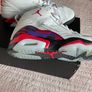 Nike hightops Genuine Nike Men's Jordan Jumpman MVP 678 Shoes - Neutral Grey / Black / Dark Concord / University Red Image 4