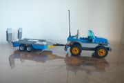 Lego City Dune Buggy Trailer 60082, used, incomplete.