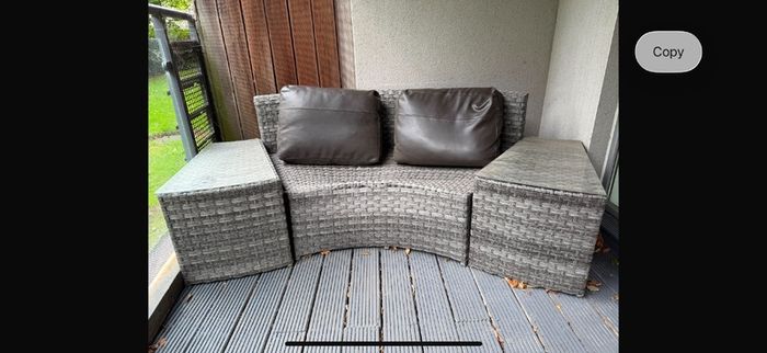 Rattan Garden Sofa