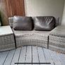 Rattan Garden Sofa Image 2