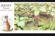 2007 Jersey Countryside Animals Common Shrew, Stoat, Brown Rat Commemorative Stamp Miniature Sheet First Day Cover (FDC)