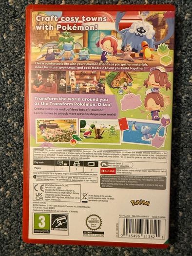 Nintendo Switch 2, 1 day old with Pokemon Pokopia and carry case