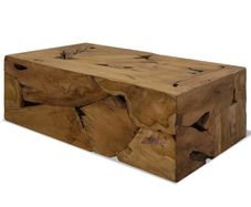 Coffee Table 90x50x35 cm Genuine Teak Brown