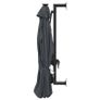 Wall-mounted Parasol with LEDs and Metal Pole 300 cm Anthracite Image 6