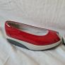 Mbt kainga rockers Size 4 eu 37 red leather in excellent condition Image 5