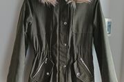 New Look Parka girl hooded jacket Age 10-11