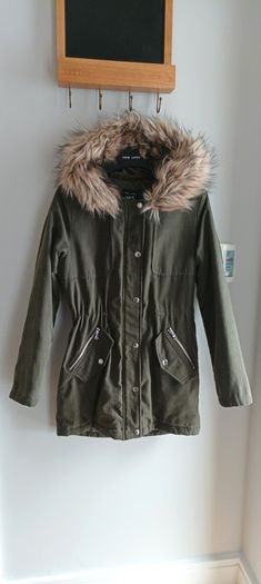 New Look Parka girl hooded jacket Age 10-11