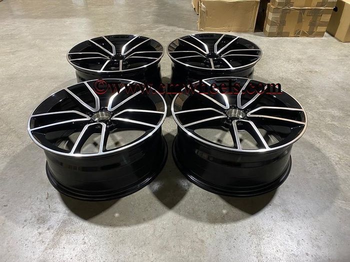 19 20" Inch 5 Twin Spoke Style Alloy Wheels Mercedes C E S CLASS W204 W205 W212 W213 5X112 W221 W222