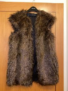 Zara faux fur gilet