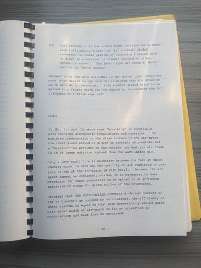 Vintage Building Advanced Course Notes