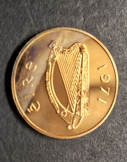 Ireland Excellent 1971 Two Pence 2p coin