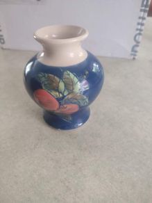 Forrester Bandon Irish Pottery Stoneware Apples Small Vase