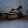 Vintage Mid 20th-Century Childs Toy Rocking Horse Image 5