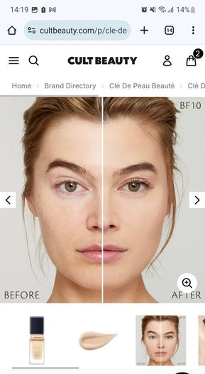 Cle de Peau Radiant Fluid Foundation Matte - shade BF10 Light Buff