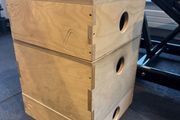 Plyometric wooden boxes