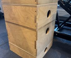 Plyometric wooden boxes