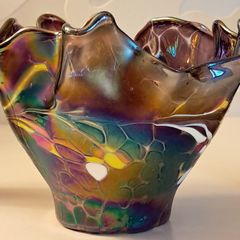 Fenton Carnival Glass Bowl
