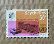 Seychelles 50c 1966 WHO Commemorative Stamp
