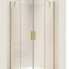 Shower enclosure Montana Double Gold Brush 80x800