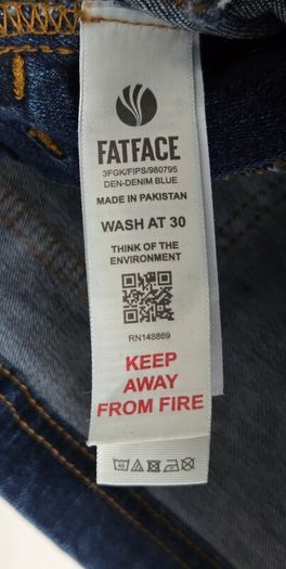 3-4years, Fatface Denim Pinafore - Like New