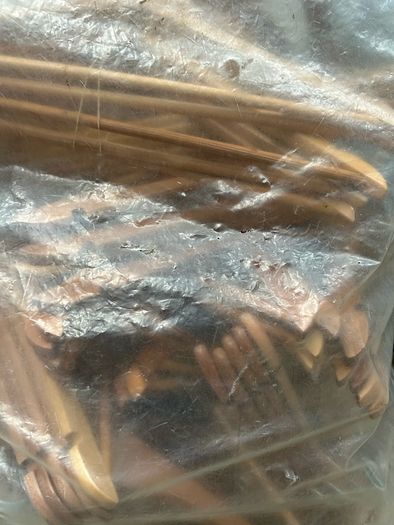 100 Wood Hangers Like New